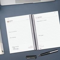 Agenda Finocam OPAQUE Groen A5 15,5 x 21,2 cm 2026 - thumbnail