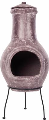 RedFire haard salamanca 36x36x85 cm klei donkerrood