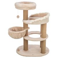 TRIXIE Krabpaal Boho Filippo 114 cm in beige – kattenboom met meerdere verdiepingen met vele kras- en speelmogelijkheden, evenals terugtreksoorten – gezellig en stabiel – 44474 - thumbnail