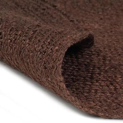 VidaXL Vloerkleed handgemaakt rond 90 cm jute bruin - thumbnail