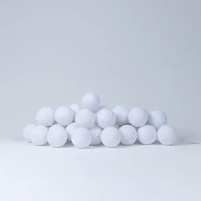 Lifetime cotton light string | white