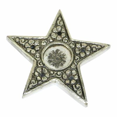 Stervormige Wierookhouder Messing Medium Stervormige Wierookhouder Messing Medium