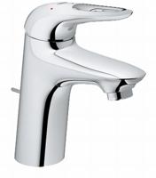 GROHE Eurostyle New waterbesparendes wastafelkraan S size met waste chroom 23374003 - thumbnail