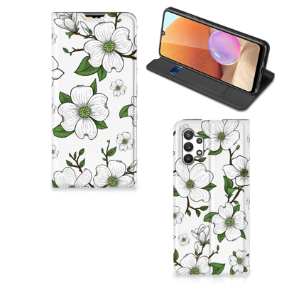 Samsung Galaxy A32 4G | A32 5G Enterprise Editie Smart Cover Dogwood Flowers