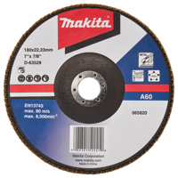 Makita Accessoires Lamellenschuurschijf 180mm A60 - D-63529-10 D-63529-10 - thumbnail