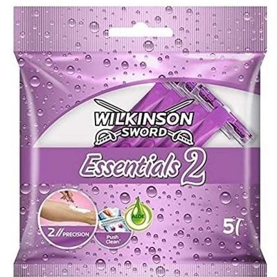 Wilkinson Wilkinson Sword Essentials 2 Wegwerpscheermesjes - 5 Stuks Wilkinson Wilkinson Sword Essentials 2 Wegwerpscheermesjes - 5 Stuks