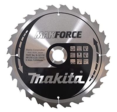 Makita Accessoires Cirkelzaagblad Hout | Makforce 270x30x2,6 24T 20g - B-32172 - B-32172 - thumbnail