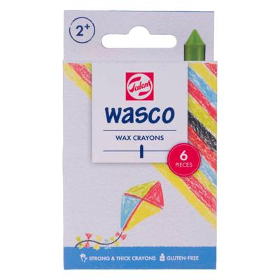 Talens wasco waskrijt set - 6 kleuren Talens wasco waskrijt set - 6 kleuren