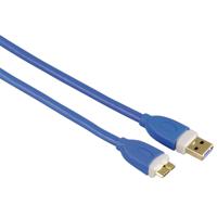 Micro-USB 3.0-kabel, verguld, dubbel afgeschermd, 1,80 m - thumbnail