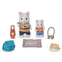 Playset Sylvanian Families Son and Baby Cat Latte - Secret Forest Adventure - thumbnail