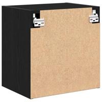 Garagewandkast spaanplaat zwart - thumbnail