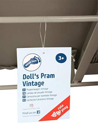 Klassieke Rieten Poppenwagen Jannigje