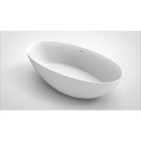 Vrijstaand Ligbad Arcqua Ica 170x80 cm Mat Wit - thumbnail