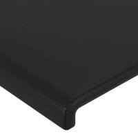 Hoofdbord LED 83x16x78/88 cm kunstleer zwart - thumbnail