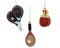 Decoris kerstornament glas recket 11.2cm - thumbnail