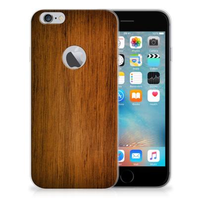 Apple iPhone 6 Plus | 6s Plus | Bumper Hoesje | Donker Hout