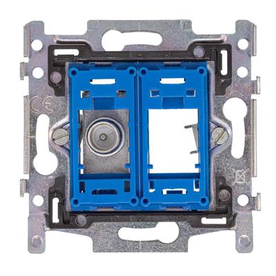 Hirschmann 695020773 Edb02 C Coax Tv Stopcontact,niko Compatibel,telenet /voo