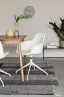 Zuiver Draaibare Eetkamerstoel 'Albert Kuip' Met armleuning, Bouclé - thumbnail