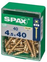 Schroefdoos SPAX Houten schroef Platte kop (4,5 x 40 mm) - thumbnail