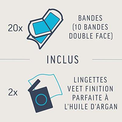 Veet Expert Koude Waxstrips Benen & Lichaam Gevoelige Huid