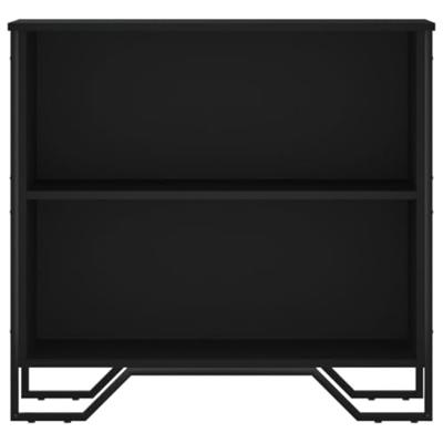 Boekenkast 80x31x74,5 cm bewerkt hout zwart