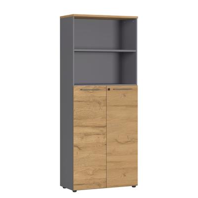 Halfopen kantoorkast Ergonoma Eiken