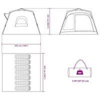 Gezinstent 7-persoons snelontgrendeling blauw - thumbnail