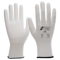 Nitra 12 paar nylon handschoenen 6200, wit, maat S - 3XL Large wit - thumbnail