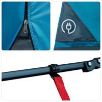 Tent met dak Anders met luchtopening Blauw en Zwart 291 x 291 cm - thumbnail