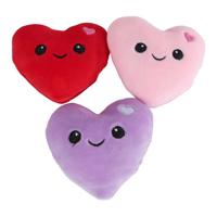 Fluffy Menu Pluche Ijsje met 3 Hartjes - 25cm - thumbnail