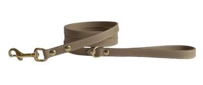 Sazzz hondenriem passion classic leer taupe 147x1,5 cm