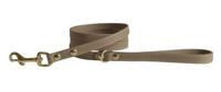 Sazzz hondenriem passion classic leer taupe 147x1,5 cm - thumbnail