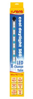 Sera LED Cool Daylight 360mm - Dimbaar 7,2W Aquariumlicht, Blauw Daglicht Effect, Zowel Zoet- als Zeewater