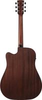 Ibanez AW247CE Artwood Weathered Black Open Pore elektrisch-akoestische westerngitaar - thumbnail