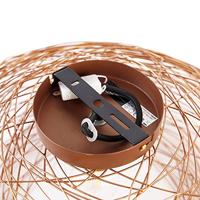 QAZQA Design plafondlamp koper ovaal - Sarella - thumbnail