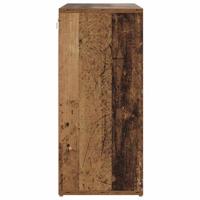 Schoenenkast met plank Oudhout 103 x 30 x 67 cm Bewerkt hout - thumbnail