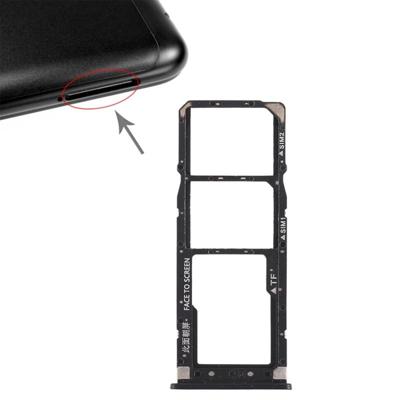 2 x SIM kaarthouder + Micro SD Card lade voor Xiaomi Redmi 6 Pro(Black)
