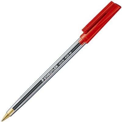 Pen Staedtler Stick 430 Rood (50 Stuks)