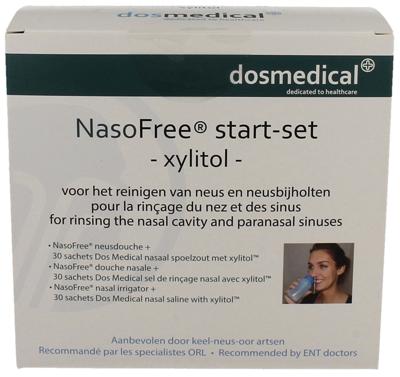 Dos Medical NasoFree Spoelzout Xylitol Startset Dos Medical NasoFree Spoelzout Xylitol Startset