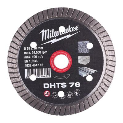 Milwaukee Diamantdoorslijpschijven DHTS DHTs 76 mm 1pc - 4932464715