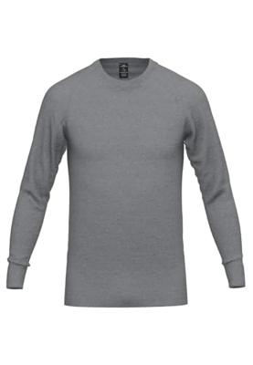 Heren thermo shirt Lange mouw - Thermisch ondergoed heren - Warm ondershirt met ronde hals - Viscose