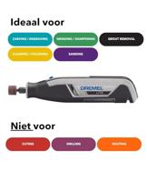 Dremel 7760-15 mini accu multitool - Li-Ion accu (3,2V) (geleverd met 15 accessoires) - thumbnail
