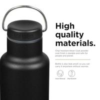 Klean Kanteen Thermosfles - classic - zwart - met ringdop - 592 ml (20 oz ) - thumbnail