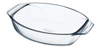 Pyrex ovale ovenschaal 39x27 cm glas - thumbnail
