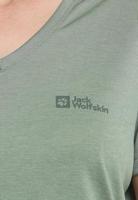 Jack wolfskin Crosstail T-shirt Dames Eucalyptus S - thumbnail