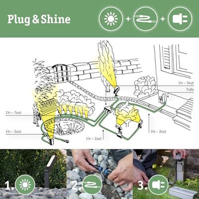 Paulmann 94177 Verlichtingssysteem Plug&Shine Decoratieve LED-lamp LED 2.8 W Warmwit Wit