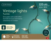 LED vintage lights l1190 cm groen/wwt kerstverlichting Lumineo - Lumineo - thumbnail