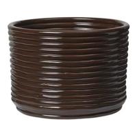 ferm LIVING Corduroy Bloempot - Carob Brown - thumbnail