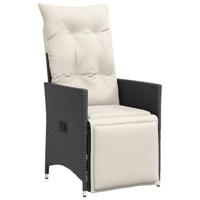 9-delige Tuinset poly rattan zwart - thumbnail