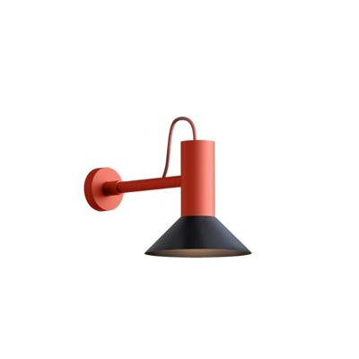 Wever & Ducre - Roomor Shade 1.0 Wandlamp Rood / Zwart Wever & Ducre - Roomor Shade 1.0 Wandlamp Rood / Zwart